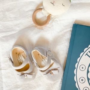 Mayoral Newborn Velvet Crib Shoe